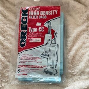 Oreck Genuine High Density Filter Bags - Blue